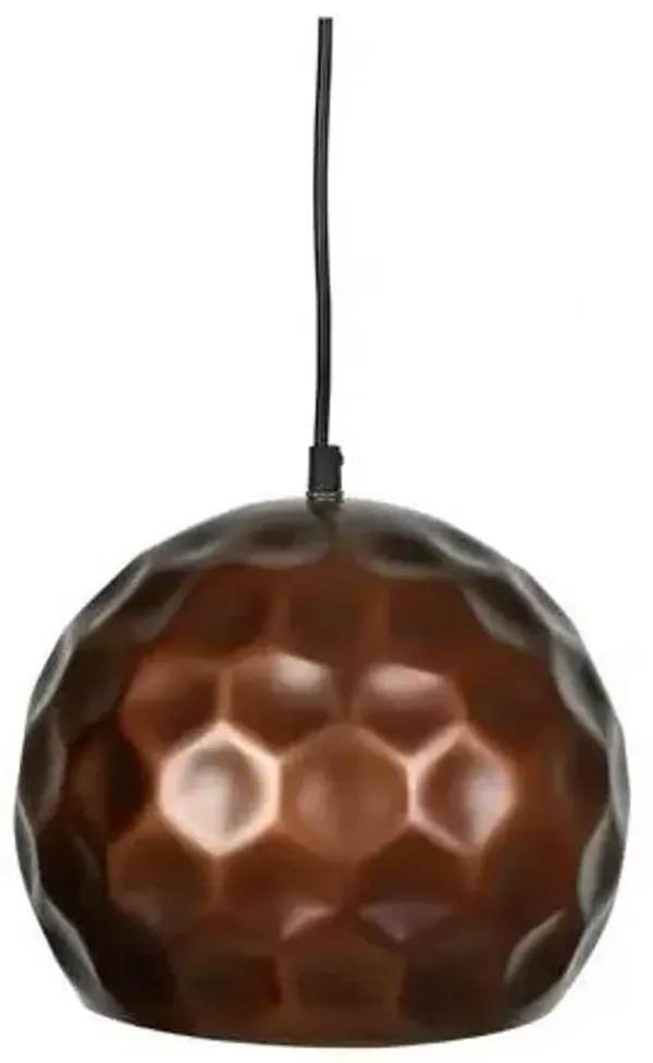 Crestview Collection Aiden Antique Copper Pendant