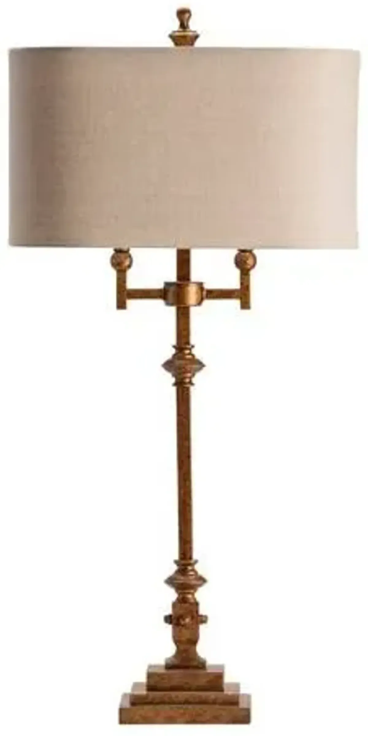 Crestview Collection Harper Antique Gold Table Lamp