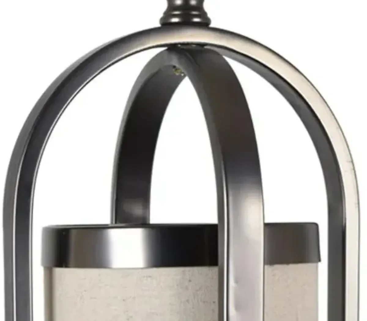 Crestview Collection McLendon Dark Gray/Off-White Lamp Table 