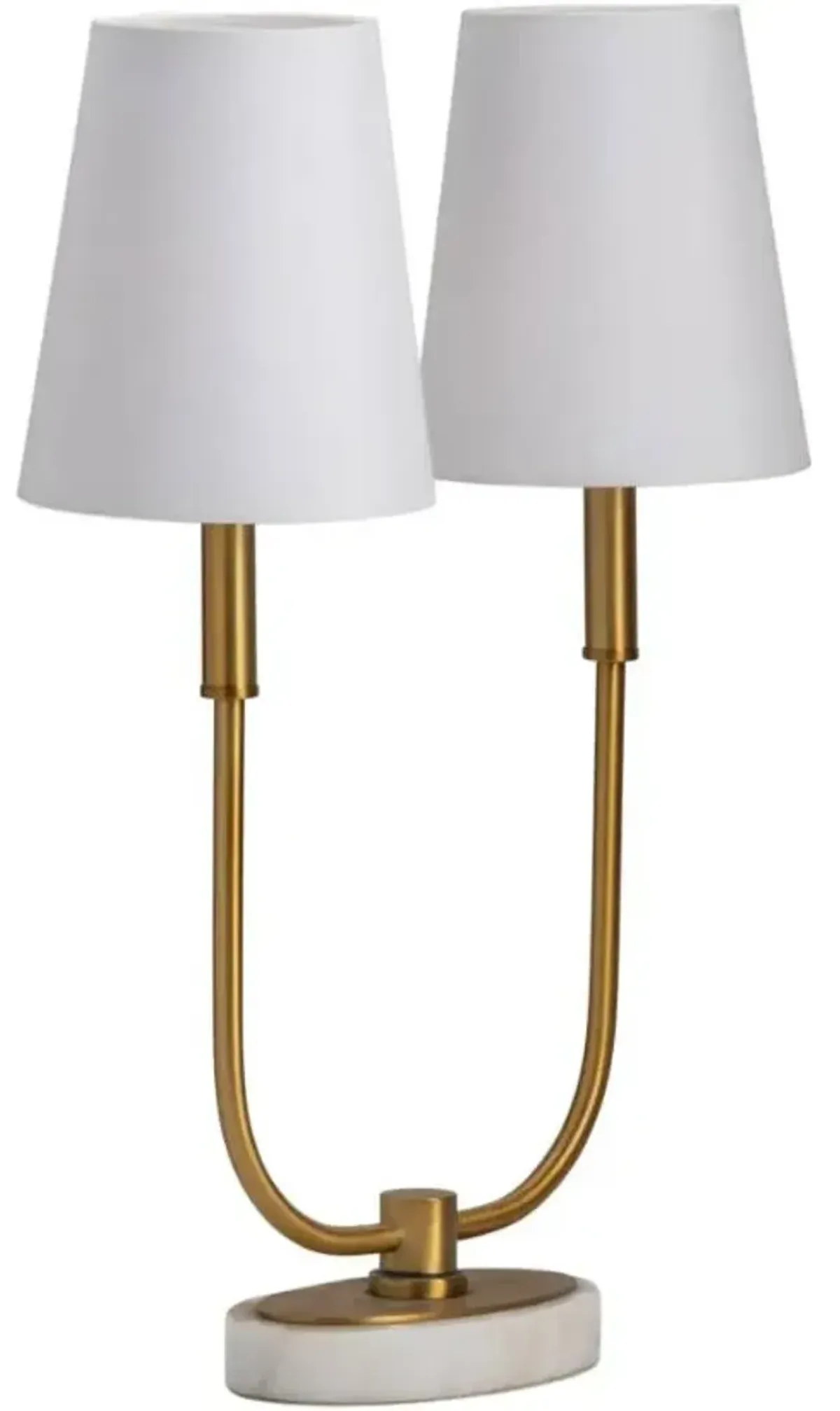 Crestview Collection Hale Brushed Double Light Task Lamp