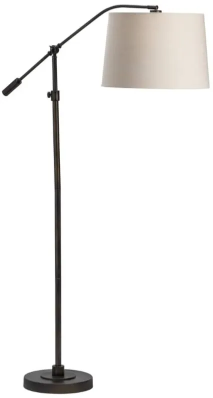 Crestview Collection Healy Bronzed Articulating Adjustable Floor Lamp
