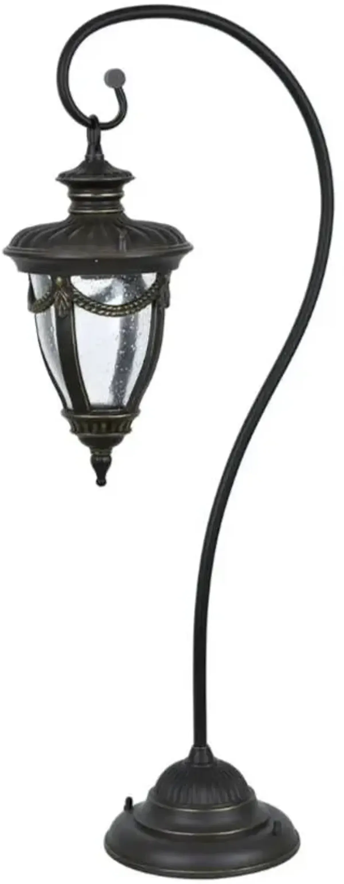 Crestview Collection Butler Black/Bronze Metal Table Lamp