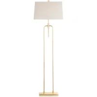 Crestview Collection Salinas Gold Floor Lamp