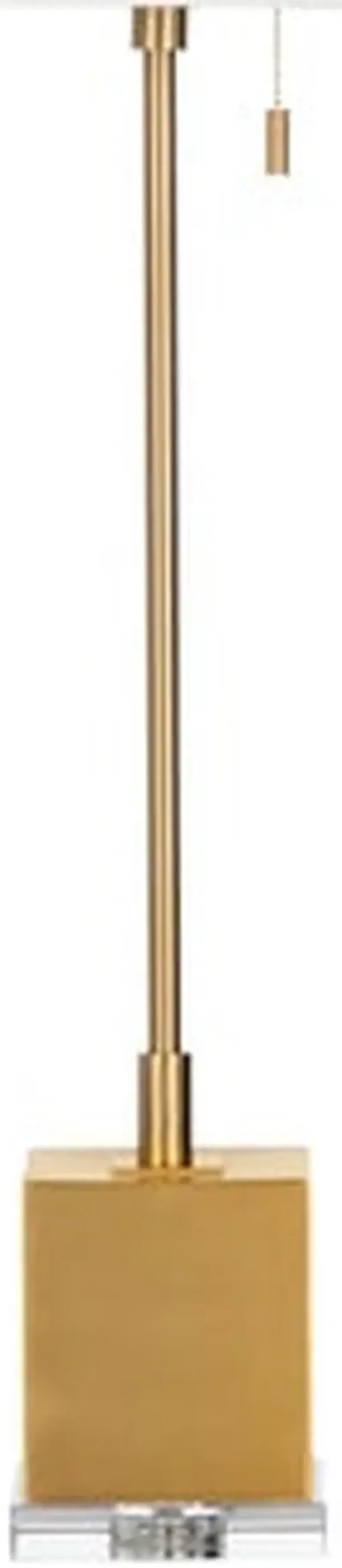 Crestview Collection Baker Soft Brass Pull Chain Buffet Lamp