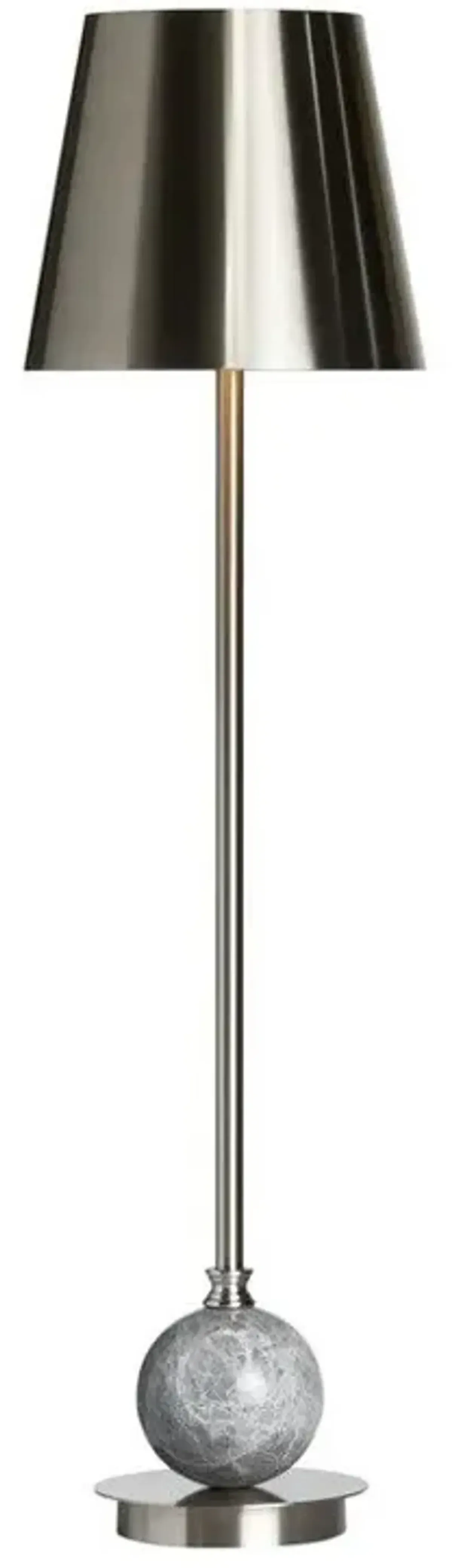 Crestview Collection Louise Silver Buffet Lamp