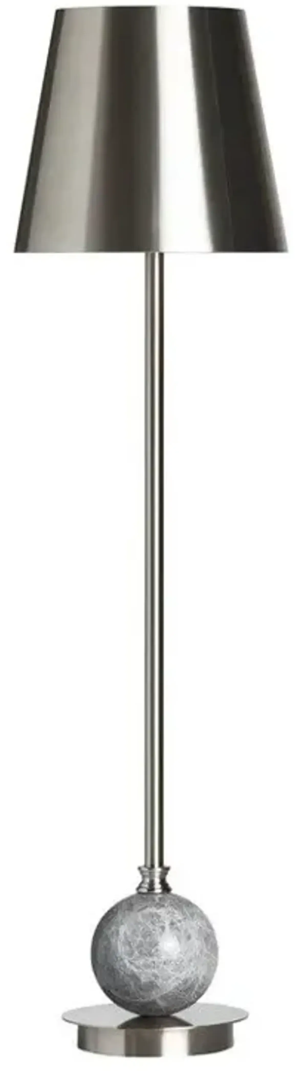 Crestview Collection Louise Silver Buffet Lamp