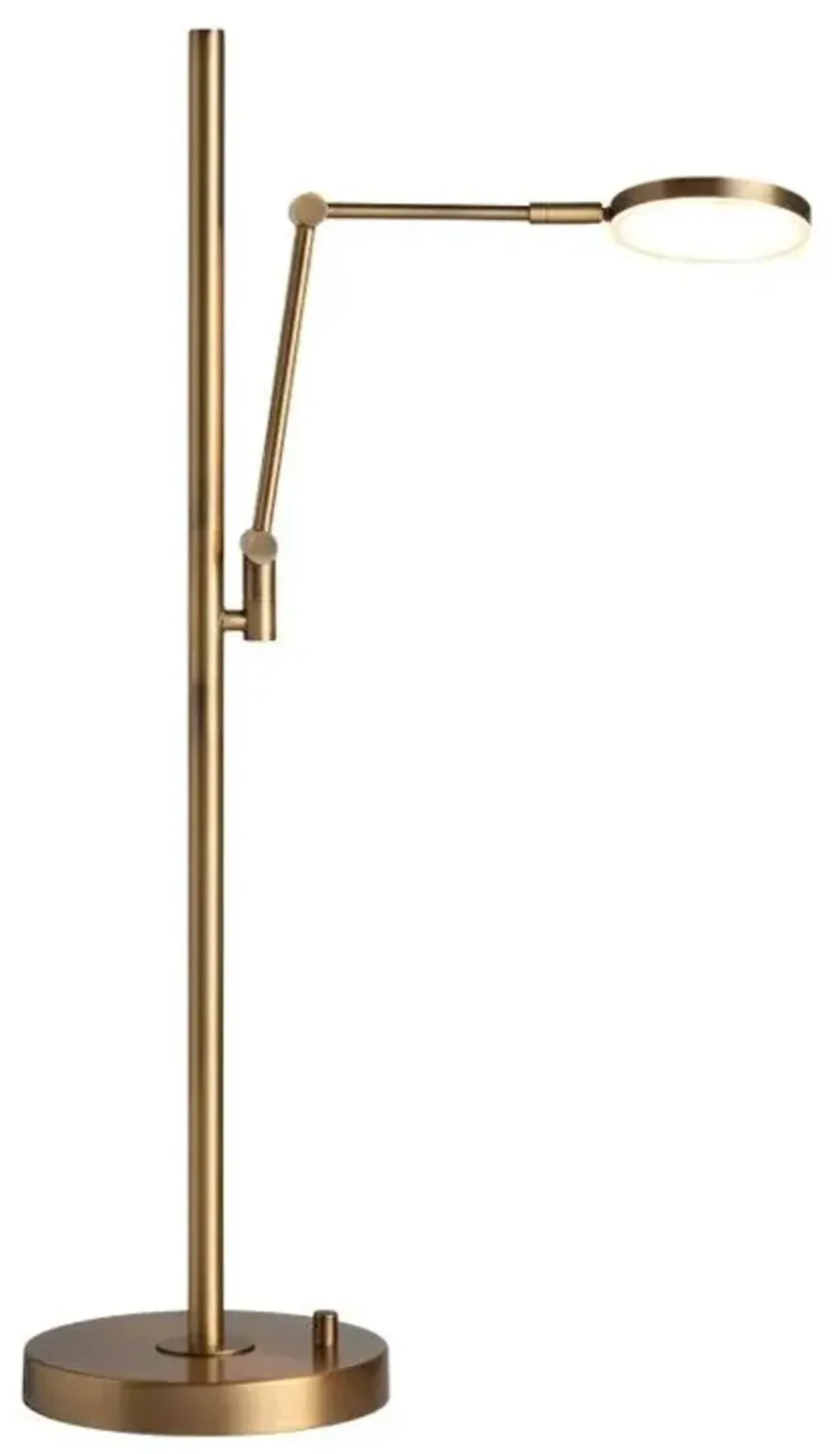 Crestview Collection Barlow Brass Task Lamp