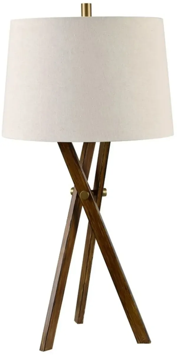 Crestview Collection Hendrix Warm Walnut Table Lamp