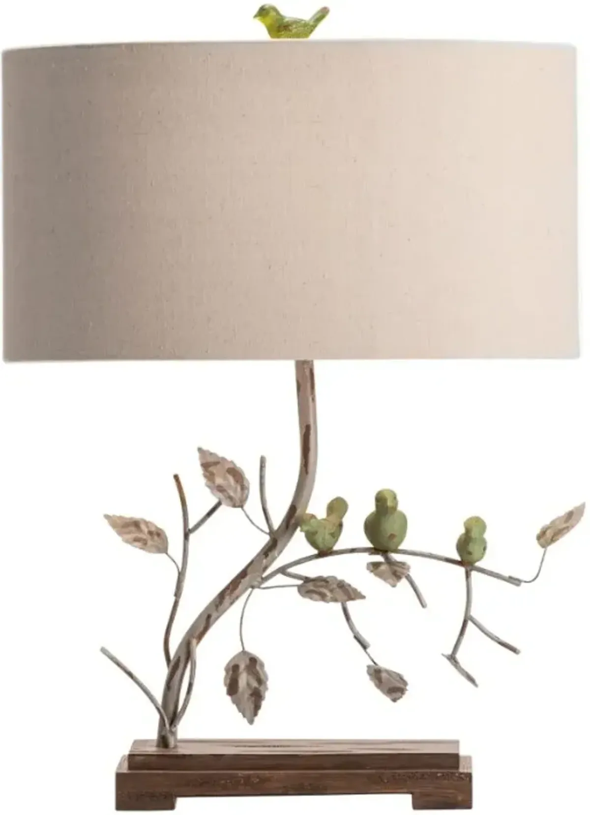 Crestview Collection Ella Beige/Brown/Light Green Table Lamp