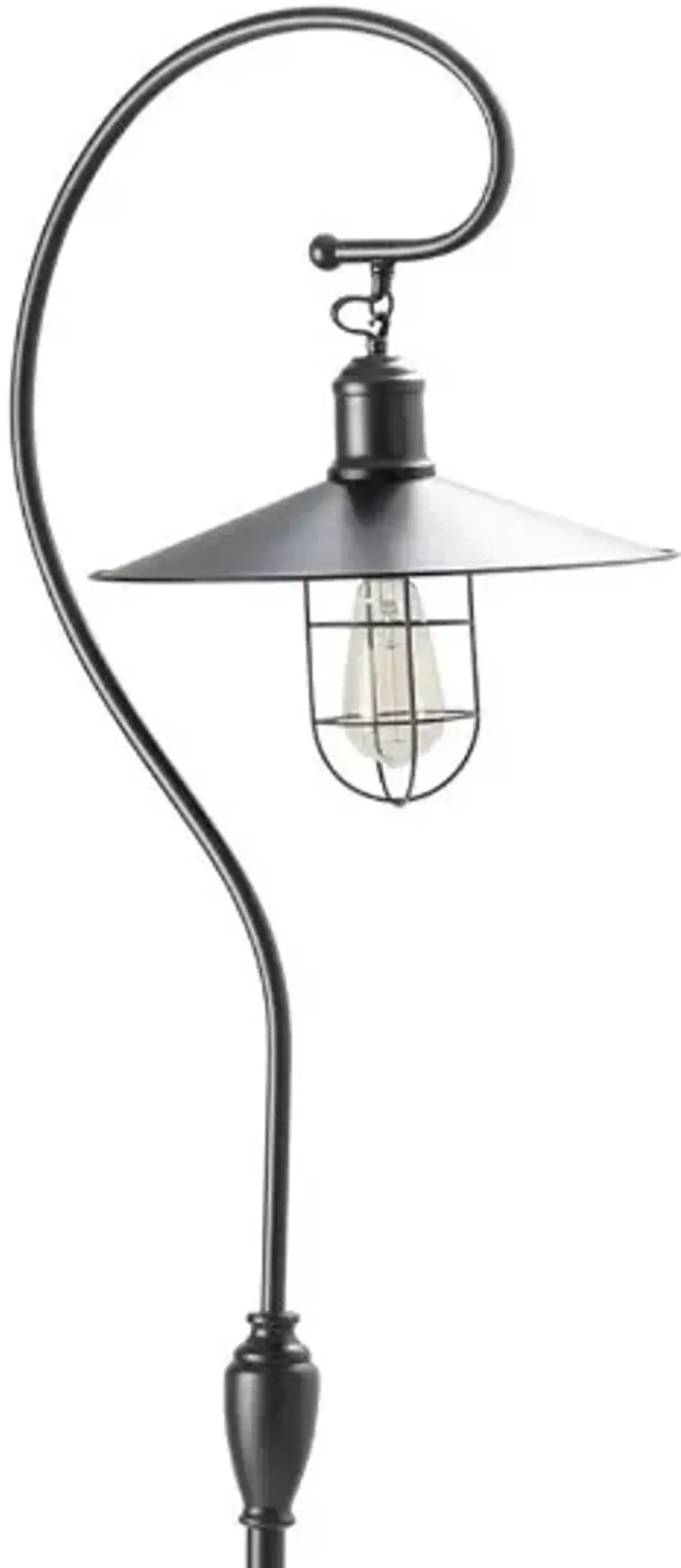 Crestview Collection Harbor Side Black Floor Lamp
