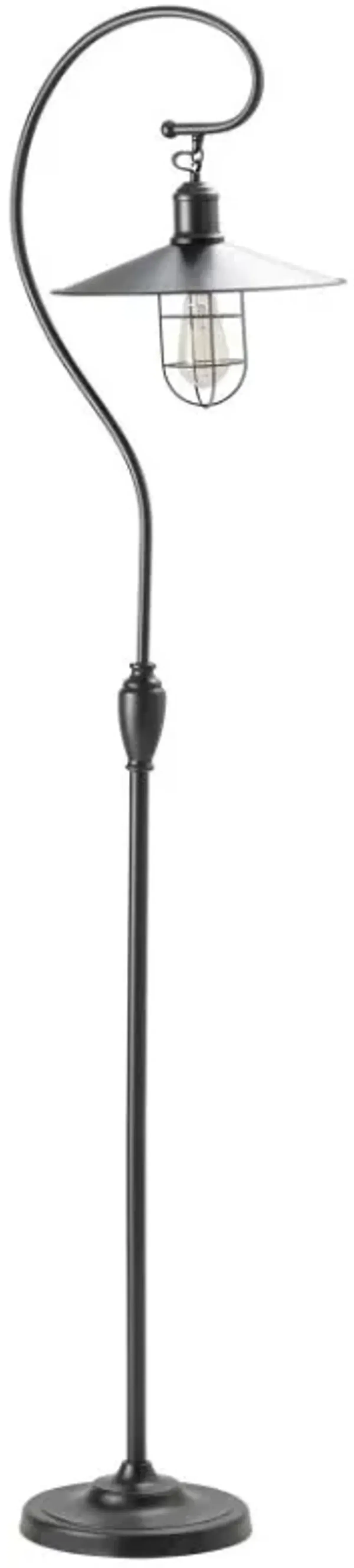 Crestview Collection Harbor Side Black Floor Lamp