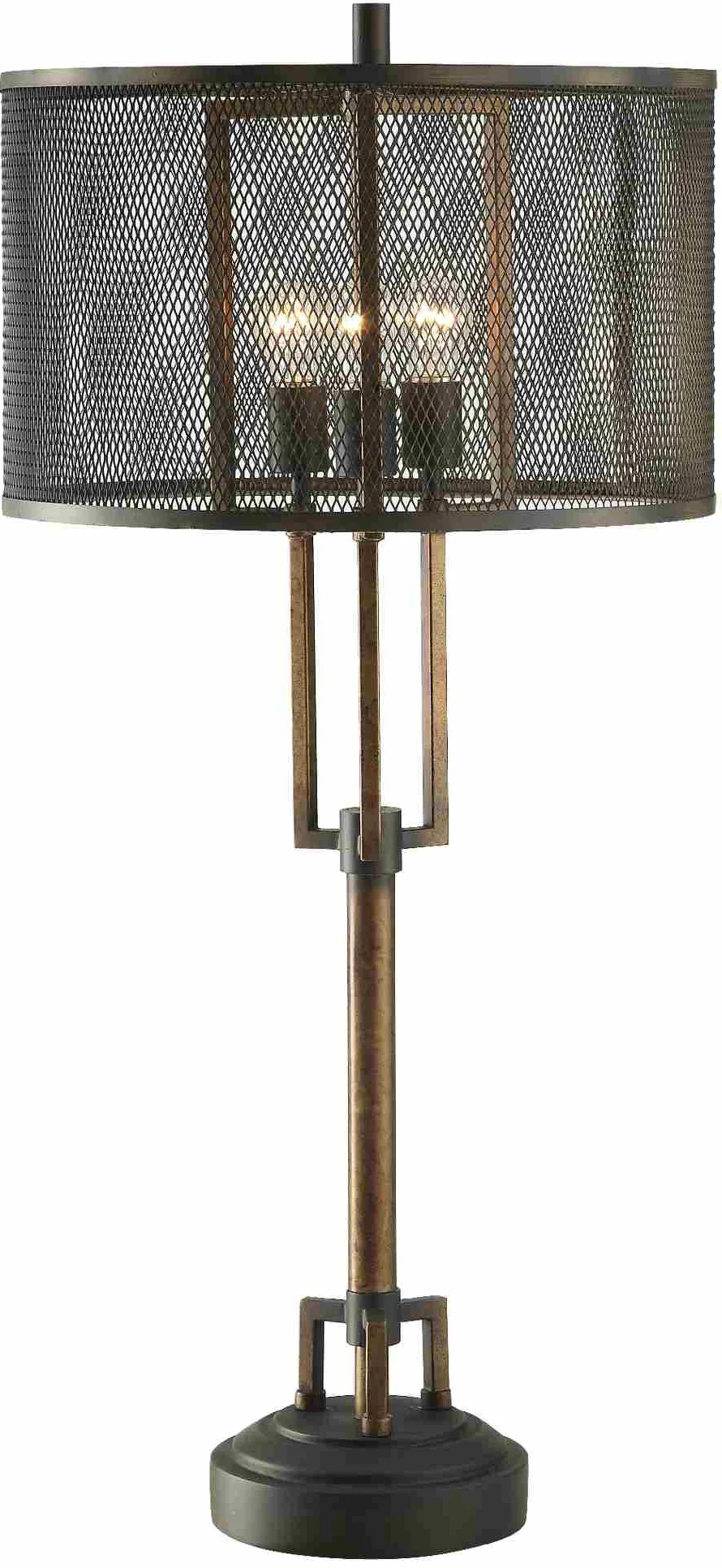 Crestview Collection Winchester Copper & Iron Table Lamp