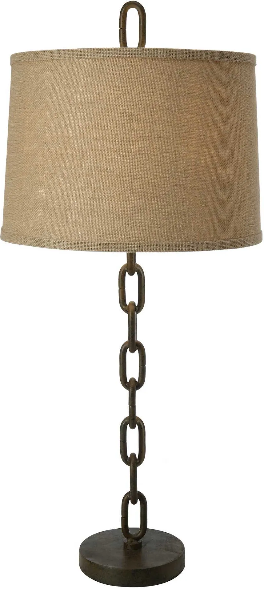 Crestview Collection Link Rustic Metal Table Lamp