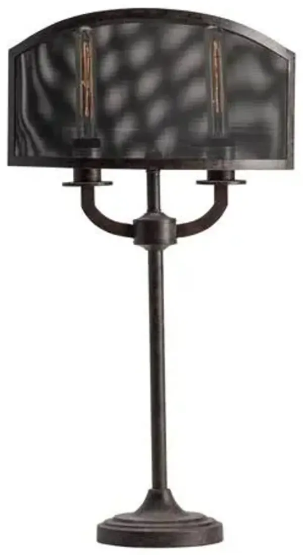 Crestview Collection Brooks Rusted Finish Table Lamp