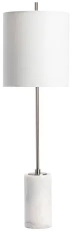 Crestview Collection Jenna Natural White Table Lamp