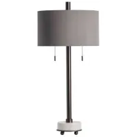 Crestview Collection Hinckley Natural White Table Lamp