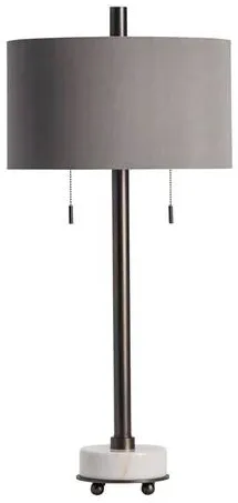 Crestview Collection Hinckley Natural White Table Lamp