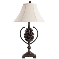 Crestview Collection Pine Creek Bison Brown Accent Lamp