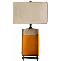 Crestview Collection Coaston Caramel Drizzle Table Lamp