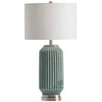 Crestview Collection Paige Blue & Gray Table Lamp