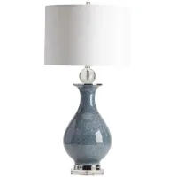 Crestview Collection Francis Blue/White Table Lamp