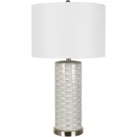 Crestview Collection Morrison White Table Lamp