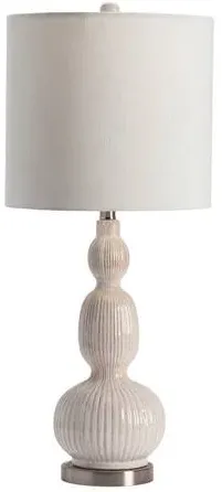 Crestview Collection Solano White Table Lamp