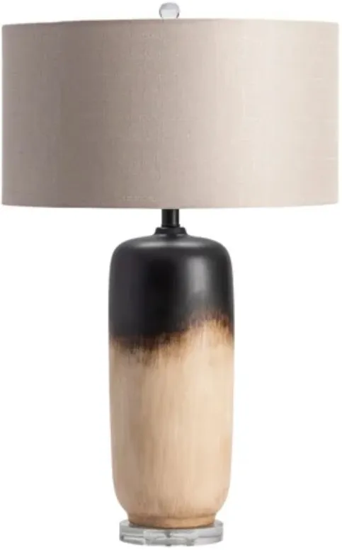 Crestview Collection Latina Beige/Black/Light Brown Table Lamp