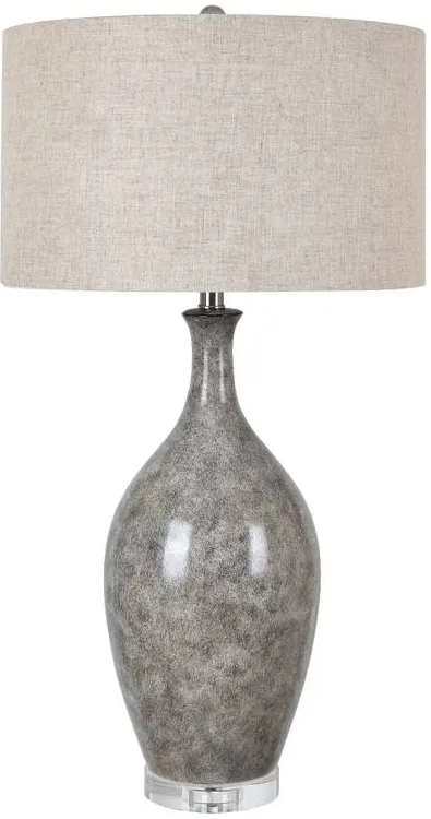 Crestview Collection Silverton Beige/Gray Table Lamp