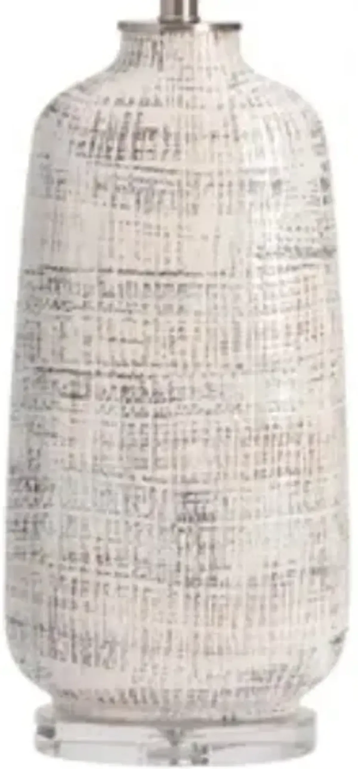 Crestview Collection Sanderson Beige/White Table Lamp