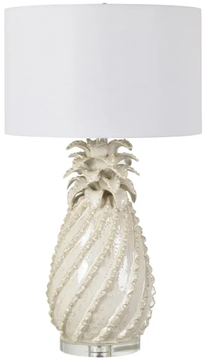 Crestview Collection Estate Beige/White Table Lamp