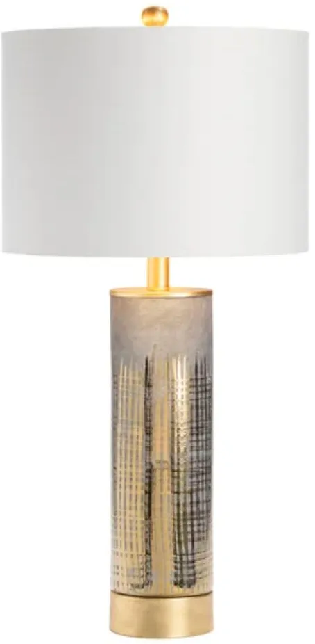 Crestview Collection Beacon Gold/White Table Lamp