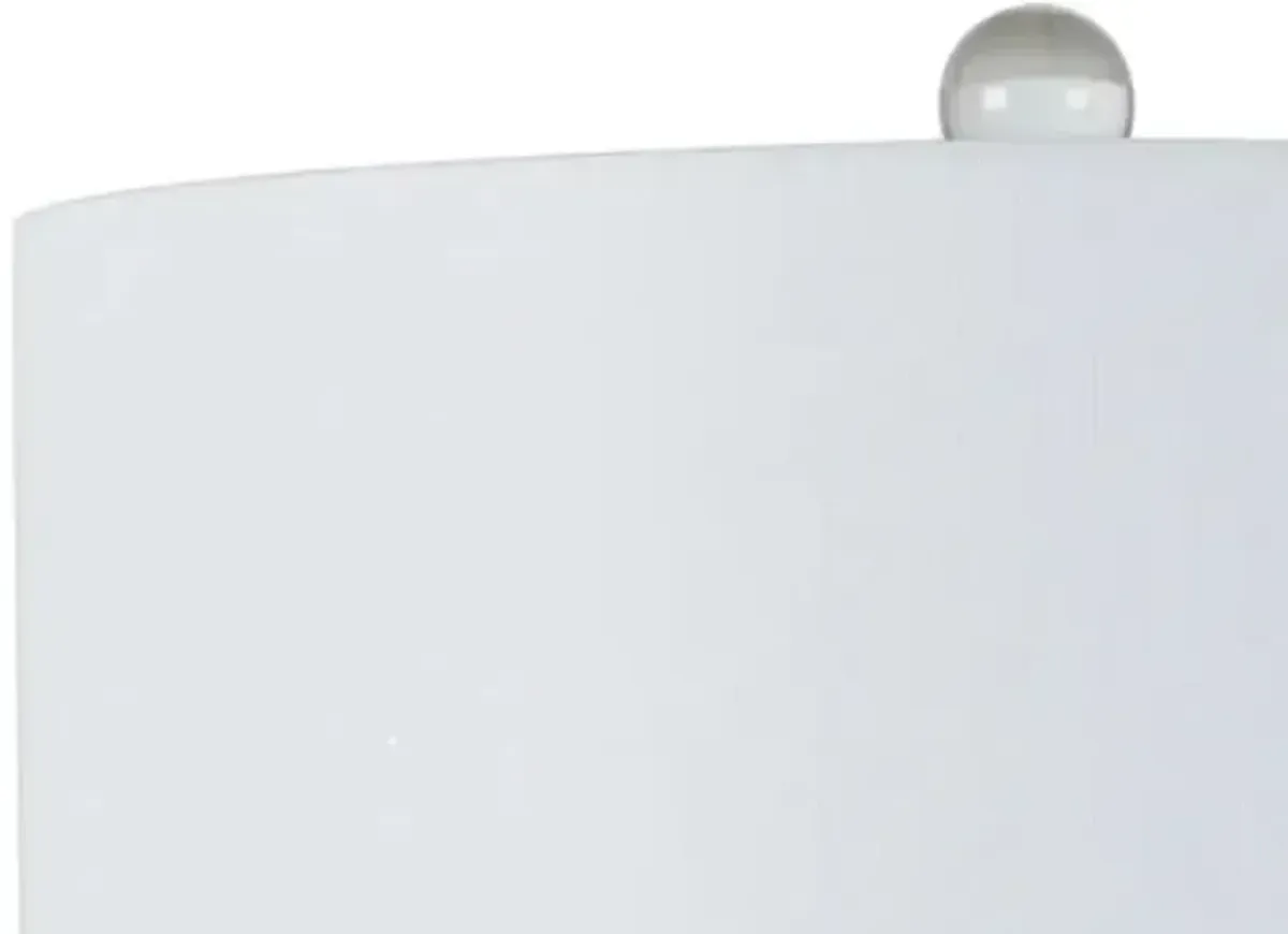 Crestview Collection Coastal Leaf Off-White/White Table Lamp