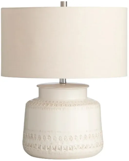 Crestview Collection Alexis Beige Table Lamp