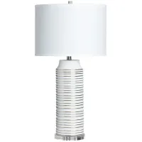 Crestview Collection Tacoma White Table Lamp