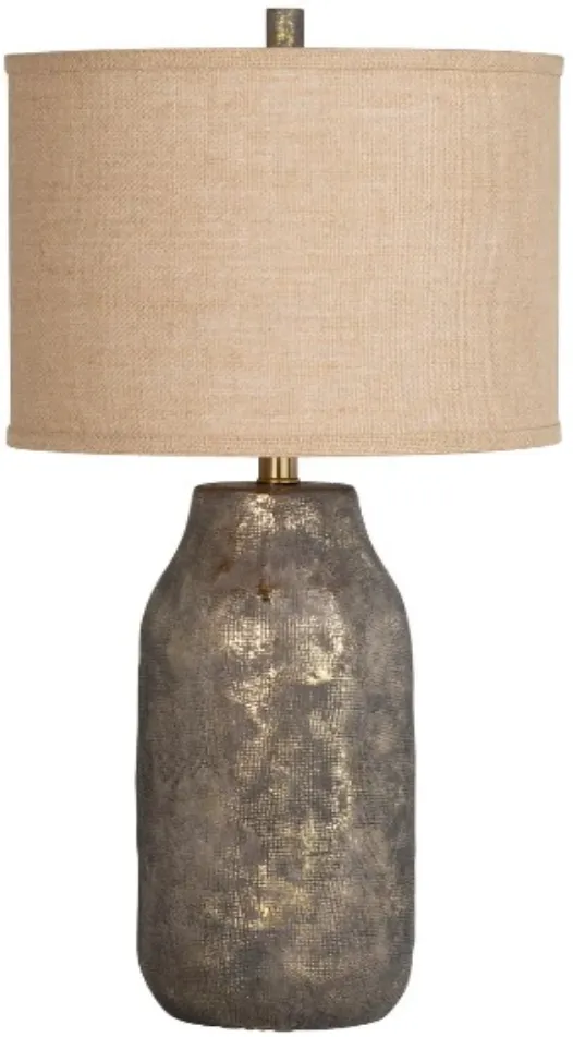 Crestview Collection Dandridge Bronze Snakeskin Texture Table Lamp