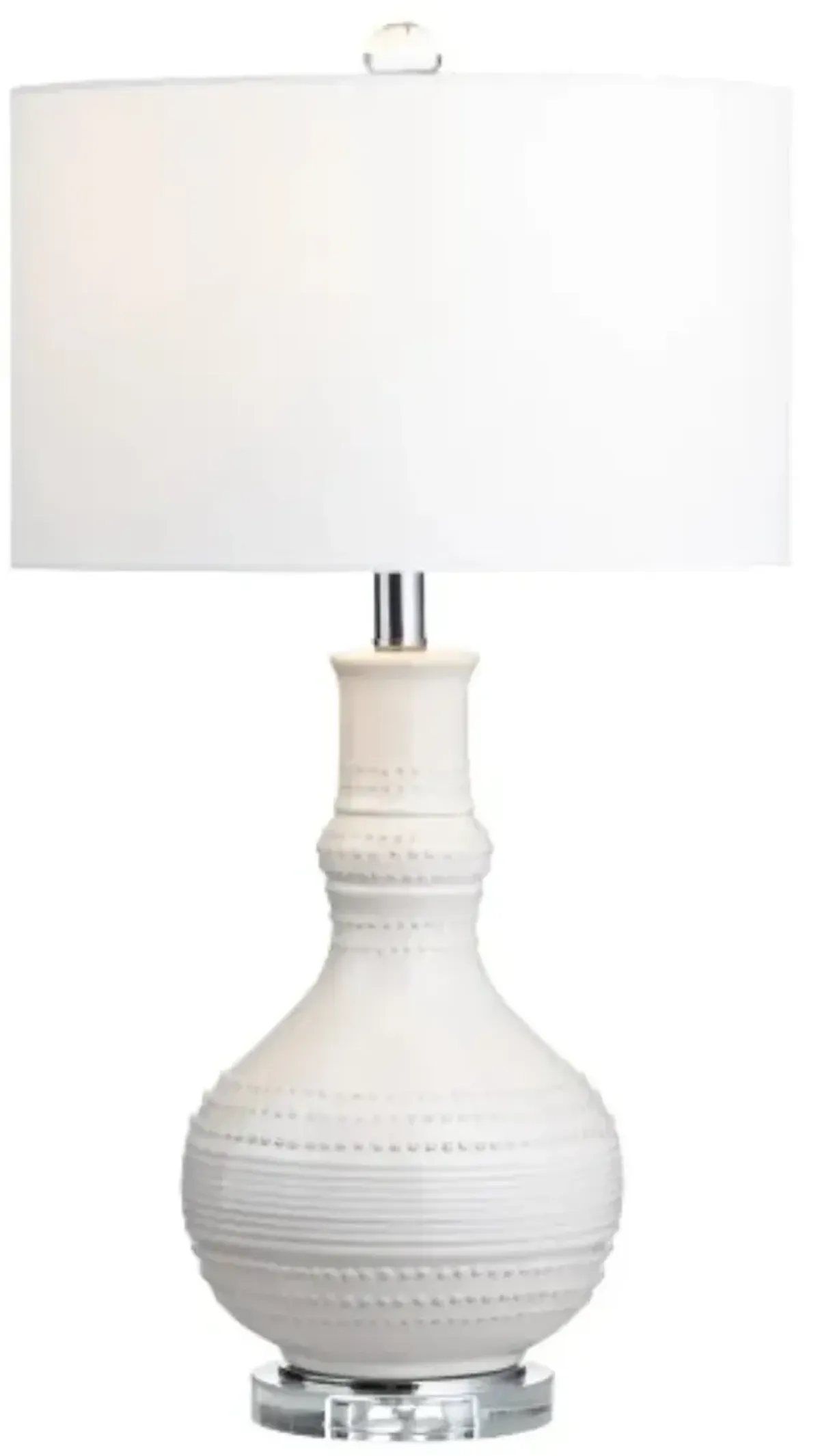Crestview Collection Landry Cream Table Lamp