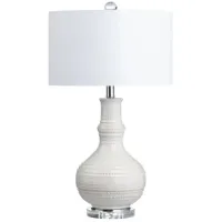 Crestview Collection Landry Cream Table Lamp