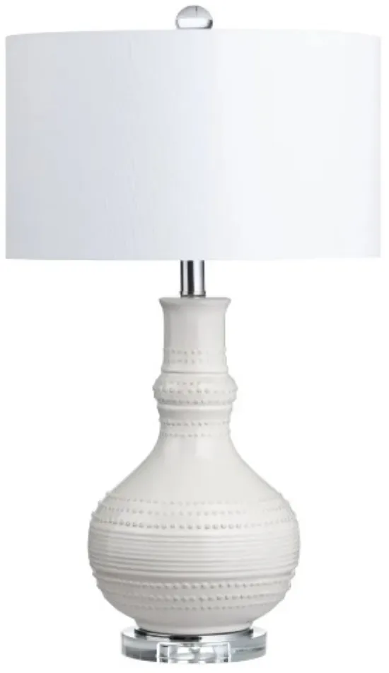 Crestview Collection Landry Cream Table Lamp