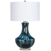 Crestview Collection Maya Blue Table Lamp