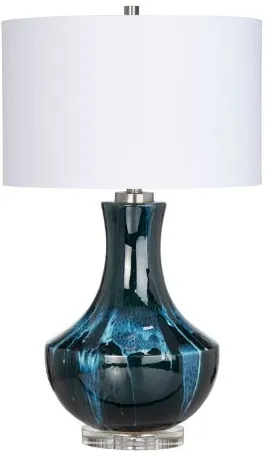 Crestview Collection Maya Blue Table Lamp