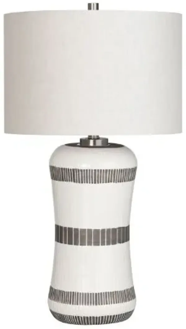 Crestview Collection Lagos White Table Lamp
