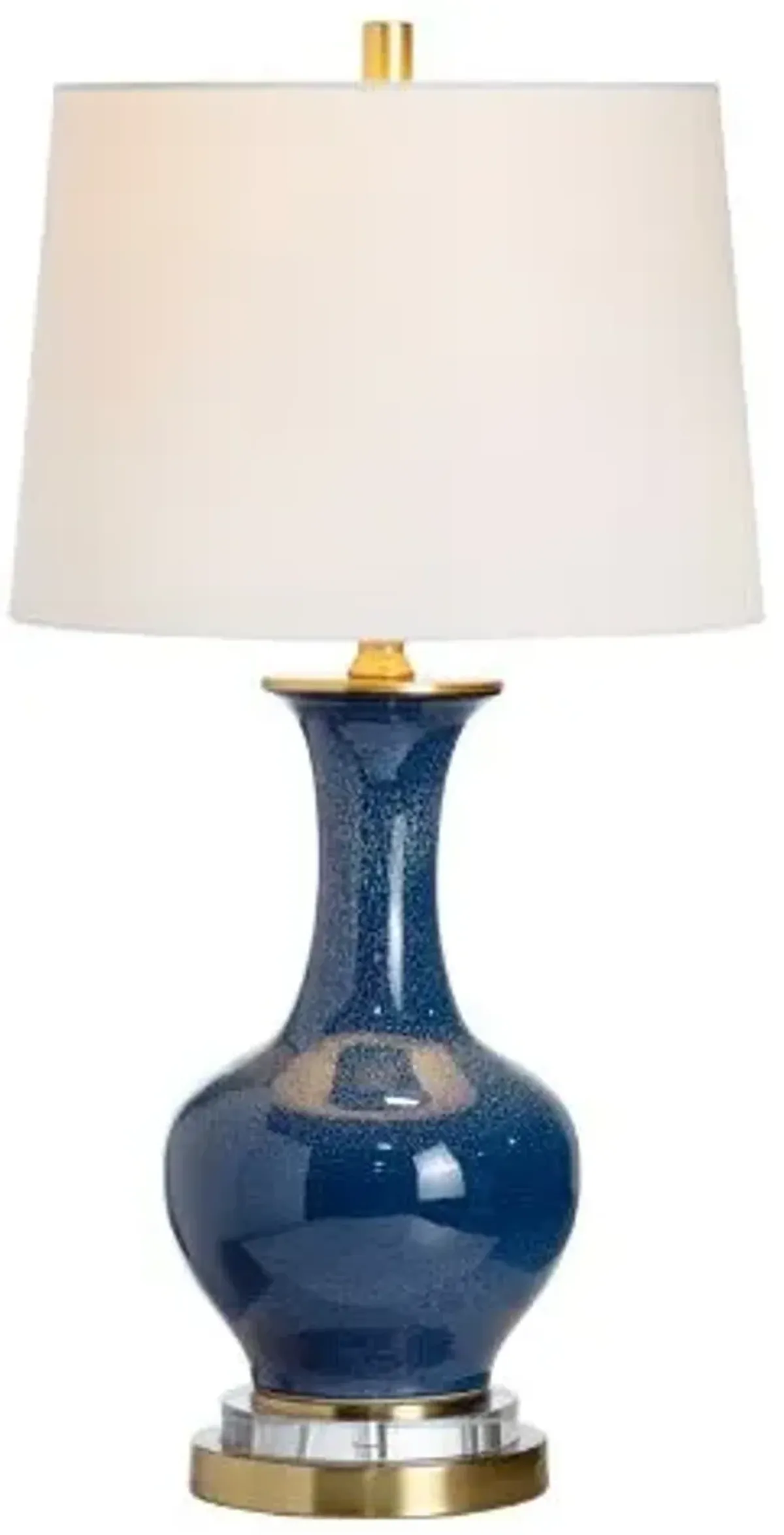 Crestview Collection Delaney Blue Table Lamp