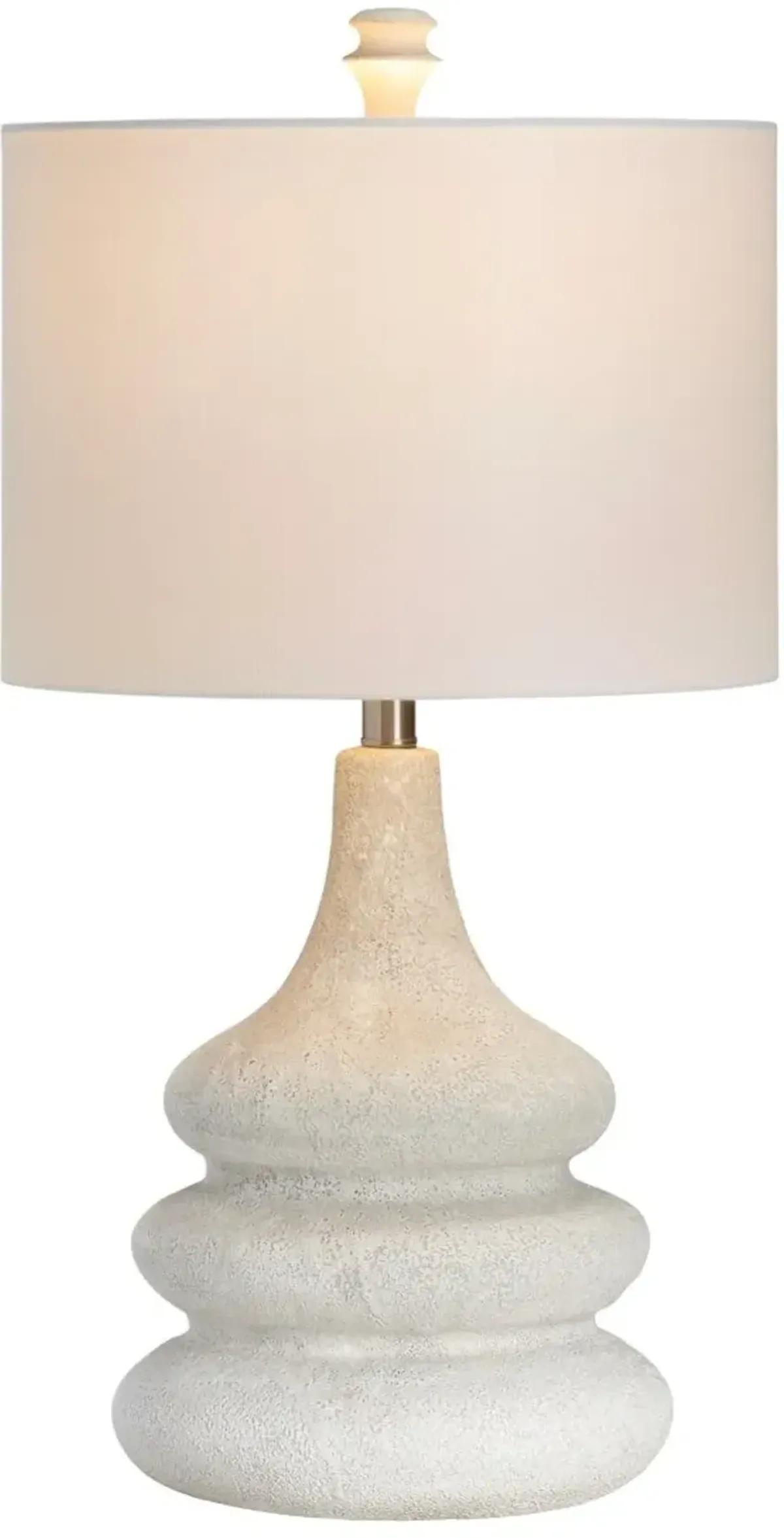 Crestview Collection Ledger Cream Table Lamp