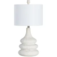 Crestview Collection Ledger Cream Table Lamp