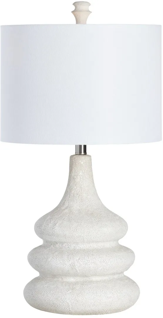 Crestview Collection Ledger Cream Table Lamp