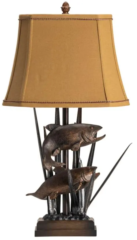 Crestview Collection Upstream Bronze Table Lamp