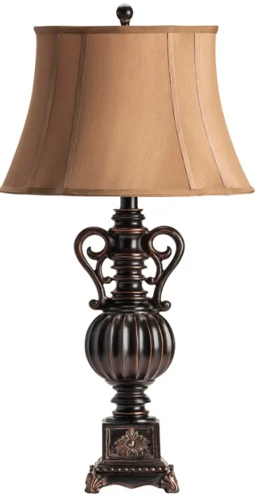 Crestview Collection Moira Beige/Bronze Table Lamp