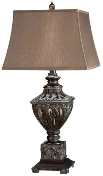 Crestview Collection Monticello Rich Bronze Table Lamp