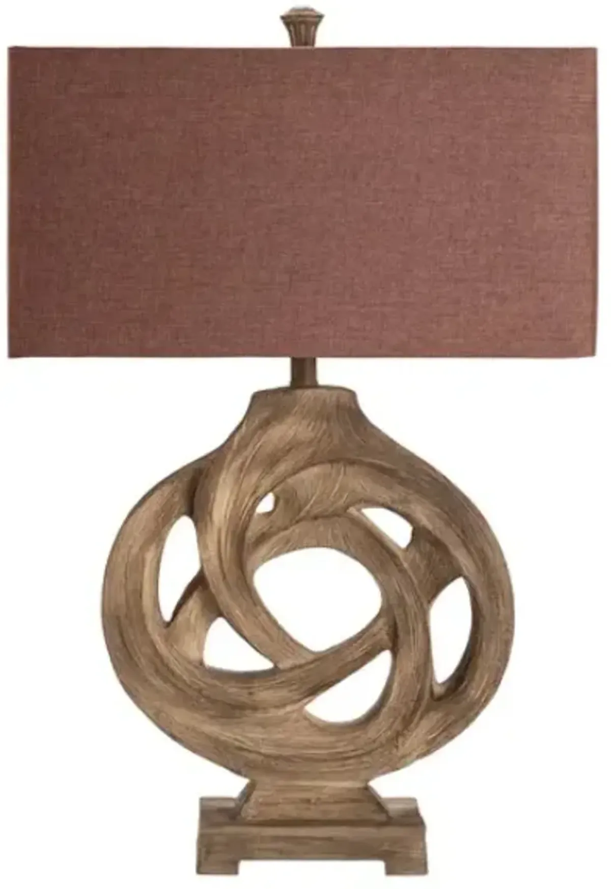 Crestview Collection Antique Wood Table Lamp